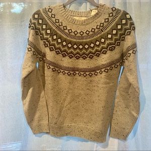 Grey Fair Isle Sweater